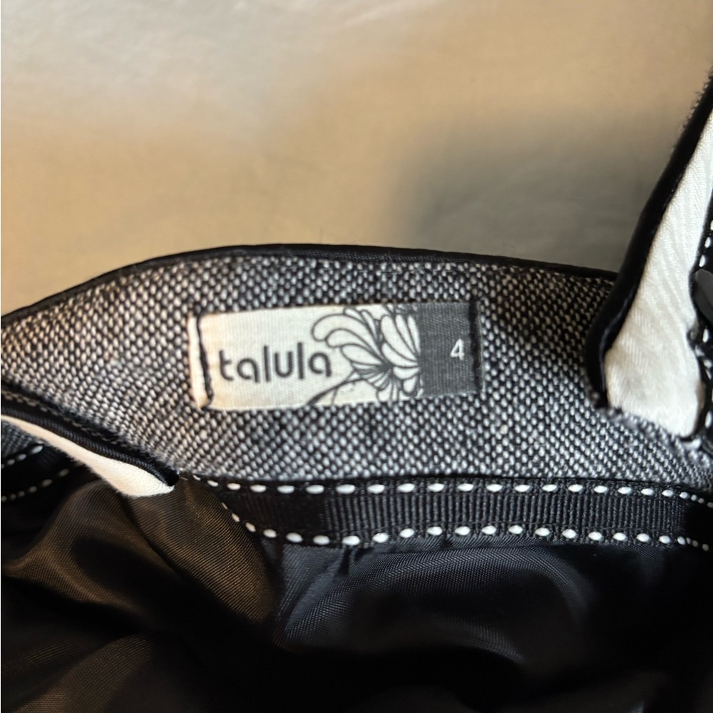 Talula Black and White Textured Dress - Picture 4 of 11